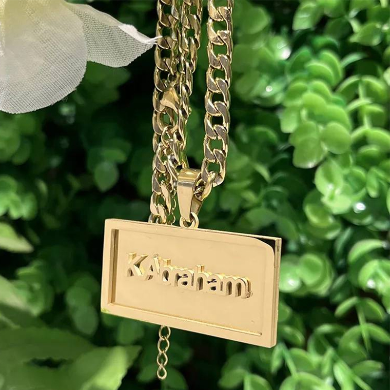 Name Necklace Custom - Ожерелье в стиле хип-хоп для мужчин