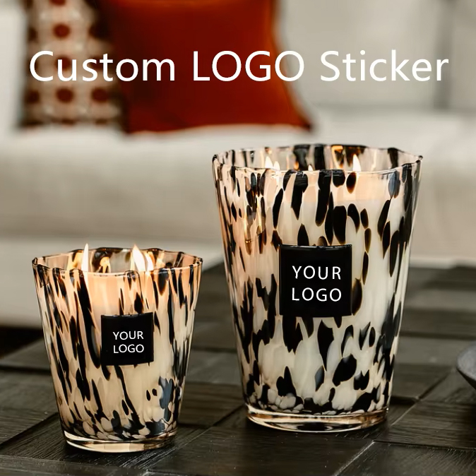 Personalised Candle Label - Пользовательский логотип, эпоксидные купольные наклейки, роскошные
