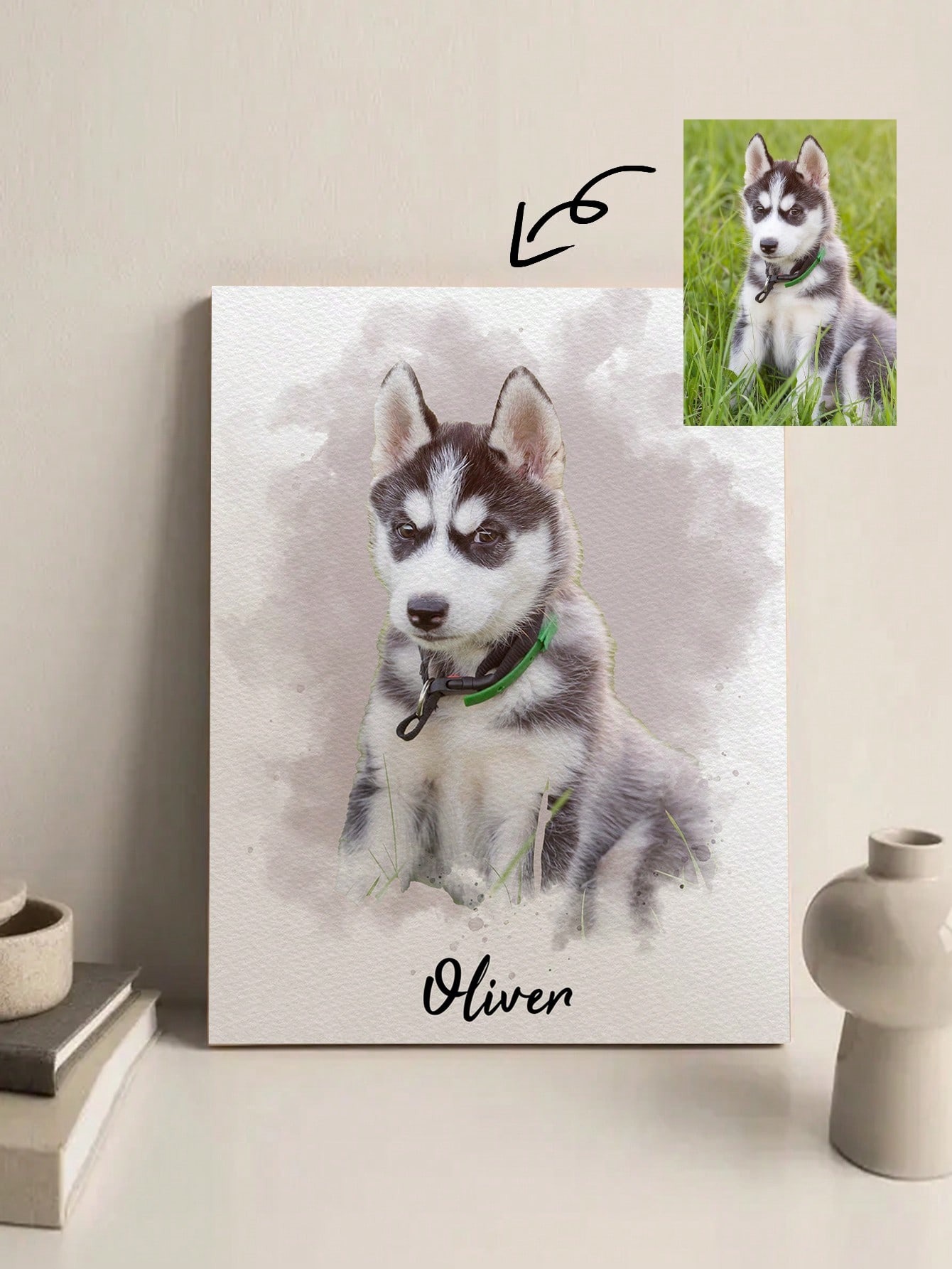 Индивидуальная фоторамка с акв – обзор и цена Pet Portrait Custom