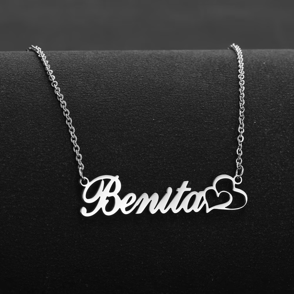 Персонализированное ожерелье с – обзор и цена Name Necklace Custom